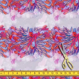 artzfolio AZ5007591SOF_FB_RF_R-SP_D58^80_CN Pink & Violet Element Canvas Sofa Fabric Sofa Fabric image 4