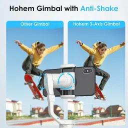 TechKing Gimbal Stabilizer for Smartphone, 3-Axis Handheld Gesture Control Phone Single Gimbal for Mobile image 3
