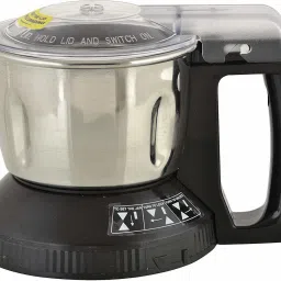 Steel Multi Jar with Safety Lock (Black/White, 600ml) Mixer Juicer Jar-picture-21