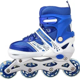 Adjustable Inline Skates Set for Boys Kids and Girls Skating In-line Skates - Size 6-9 UK-31