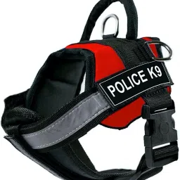 Dog K9 Police Harness ( 28 - 38 Inch Girth, XL) Dog Buckle Harness-24