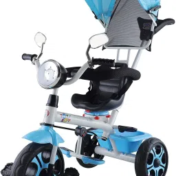 CITY BLAZE PrO MAX Musical Trike|Tricycle with Light, Foldable Canopy and 360 Degree Seat Rotating Tricycle for Kids|Boys|Girls Age Group 2 to 5 Years Tricycle-image-33