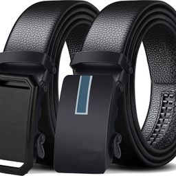 provogue Men Black Artificial Leather Belt-picture-0