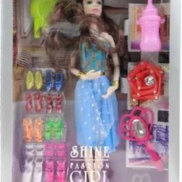 Shine Fashion Girl Fashionable Doll Kit (Multicolor)-43