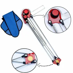 rinm Mini Drafter Combo of Mini Drafter, Sheet Container Tube, Scale, Ruler Drafting Machine image 2