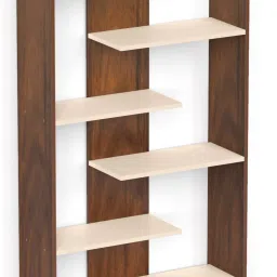 bluewud Maxelle Engineered Wood Open Book Shelf image 5
