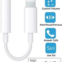 IMMUTABLE White Lightning Headphone Jack Adapter Connector Music Control J63 Phone Converter-image-3