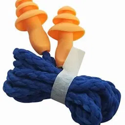 1270 Corded Foam Disposable Noise Reduction Ear Plugs -Pack of 10 Ear Plug-image-22