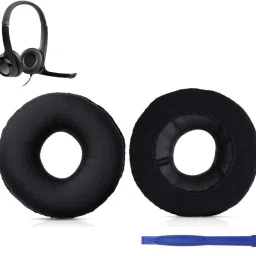 Crysendo Headphone Cushion Compatible with Logi-tech H390 / H600 / H609 Earpads Over The Ear Headphone Cushion-image-36