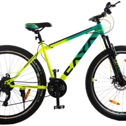 Split 29" Teal/Floro Green Double Alloy Rim Dual Disk Brake & Front Suspension 29 T (inch) Hybrid Cycle/City Bike-18