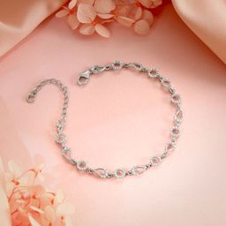 giva Sterling Silver Rhodium Bracelet-picture-42