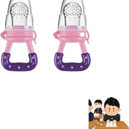 SST Sales Baby Food And Fruit Nibbler & Pacifier Teether BPA Free Nibbler TH356 Feeder-image-3