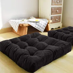 Microfibre Solid Floor Cushion Pack of 1-17