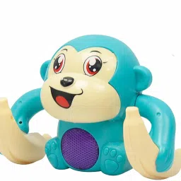 360 Degree Rotation Dancing And Tumbling Monkey With Banana ,Light And Sound Toy For Kids-22