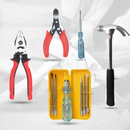 HGCM314M1 Wire Cutter,Line Tester,Hammer and 5in1 Screwdriver Lineman Plier-17
