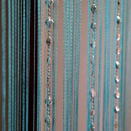 213.36 cm (7 ft) Polyester Semi Transparent Door Curtain Single Curtain-image-60