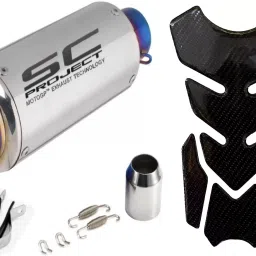 Tank Pad Sticker 7D 7DCF-1 stickers + sc project exhaust chrome Bike Tank Pad-image-37