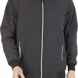 TopQore Windcheater Solid Men Wind Cheater-image-20