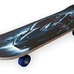 Wooden Skate Board PU Wheels Outdoor Toy Beginners,Learners and Training(1Pcs) 6 inch x 26 inch Skateboard-image-10