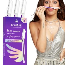 Reusable Face Razor for Women Facial Hair | Upper Lip, Eyebrow, Chin, Peach Fuzz, Women-19