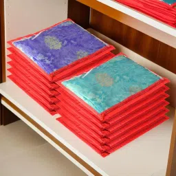 Vriti Creations Saree Covers Non Woven Single Packing 10 Pc Polyester Laundry Bag-picture-13
