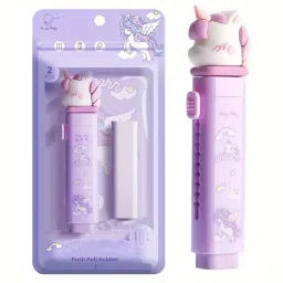 Push-Pull Rubber/ Erasers for Students (Pack of 2) Non-Toxic Eraser Non-Toxic Eraser-picture-24
