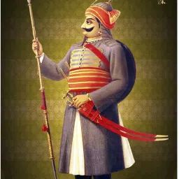 prithviraj chauhan UV Textured water proof Decorative Art Print of Indian Freedom Fighter Premium Quality Wall Poster (12 inch X 18 inch, Rolled) Paper Print-image-70