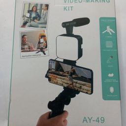 THEMRCREATIOn Vlogging Kit for Mobile Video Making Kit Tripod Kit KJH19 Tripod image 2