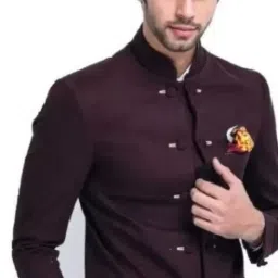 Men Solid Bandhgala Casual, Formal, Festive & Wedding Blazer-image-10
