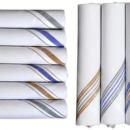KUBER INDUSTRIES Stylish ["White"] Handkerchief-image-48