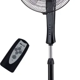 WINDP10 5-Leaf Stand Fan with Remote, 400 mm, Ultra Speed Air Flow, 100% Copper, 400 5 Blade Pedestal Fan-image-76