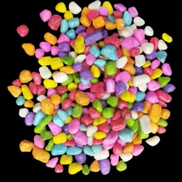 MIX COLOR PABBLES Painted Asymmetrical Marble Pebbles-image-44