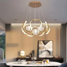 Tricolor irregular shape 3LED + aluminum Dining room living room special Ceiling Light Ceiling Lamp-26