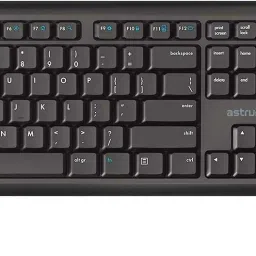 ASTRUM Wireless Keyboard Mouse KW340 Black Wireless Standard Multi-device Keyboard-19