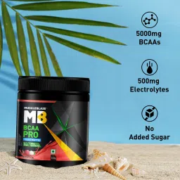 muscleblaze BCAA Pro + Electrolytes, Intra Workout with 5 g Vegan BCAAs & 500mg Electrolytes BCAA image 4