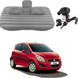 Car Travel Inflatable Bed Mattress with Two Air Pillows For Ritz (Grey) Car Inflatable Bed-18
