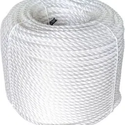 singhal PP Rope 4mm x 200 Mtr Multipurpose Strong Plastic Rope for Household White-picture-0