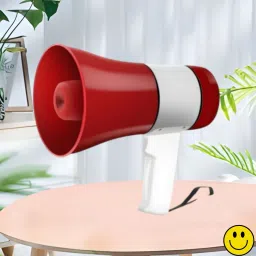 Handheld Megaphone with Siren, Microphone & Rechargeable for Outdoor EventsB316 Megaphone Portable Megaphone Siren Loudspeaker Function &Long Battery BackupQ316 Outdoor PA System-25