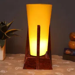new era Pink Jute Table Lamp With Wood Base-picture-26