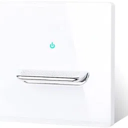 CLOYSTER Tempered Glass Switch Socket with Indicator Light, Self-Reset Smart Switch-11