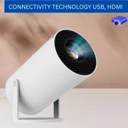 Guggu Mini HD Projector for Home 4KSupport With Built-in App Netflix/Prime/YouTubeG61 (4500 lm / 1 Speaker / Wireless / Remote Controller) Portable Projector-image-21