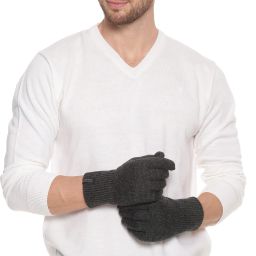 Solid Winter Men Gloves-image-17