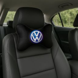 Black Polyester Car Pillow Cushion for Volkswagen-image-91