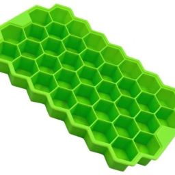 Green Silicone, Plastic Ice Cube Tray-image-80