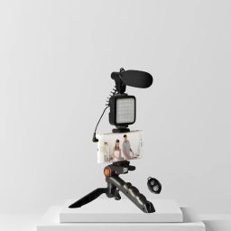 GUGGU Tripod Video Kit Recording With Shotgun Phone Holder,Led Light For YoutubeA415 Tripod-picture-13