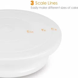 local vocal zone cake turntable rotating cake stand Plastic Cake Server image 4