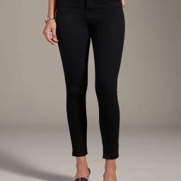 Women Slim High Rise Black Jeans-image-59