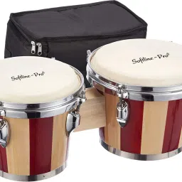 SP-BNG-P Bongo Drum Set with Padded Bag and Tuning Key/Wrench Wooden Bongos Drum Wooden Bongo-picture-0