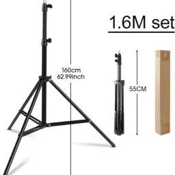SURYAKUSH 2.1m Photography stand 360* Mount & Clip Live Streaming Retractable And Foldable Tripod, Monopod Kit, Tripod Kit, Tripod Bracket image 3