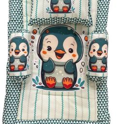 Blue Toy Baby Metrss With Pillow-image-28